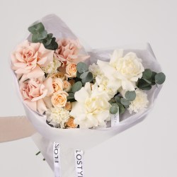 nezhnyj buket c rozami 6